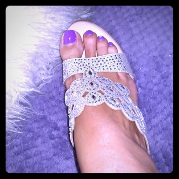 Bling Wedge Sandle - Picture 1 of 5